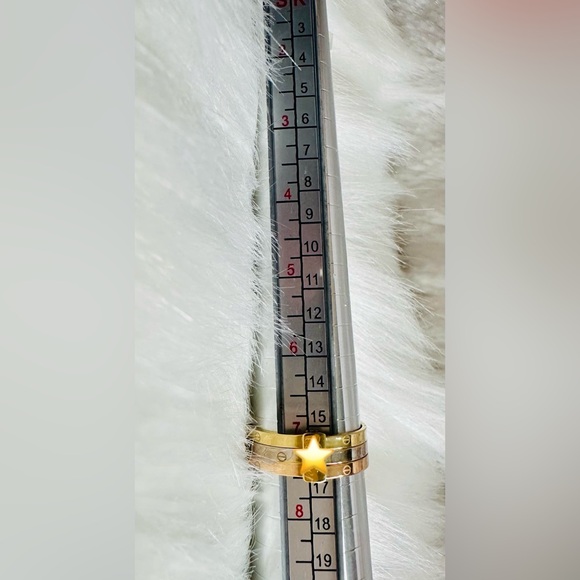 Tricolor Ring. 💛 Real 18(18k) Karat Solid Gold Jewelry - Picture 8 of 8